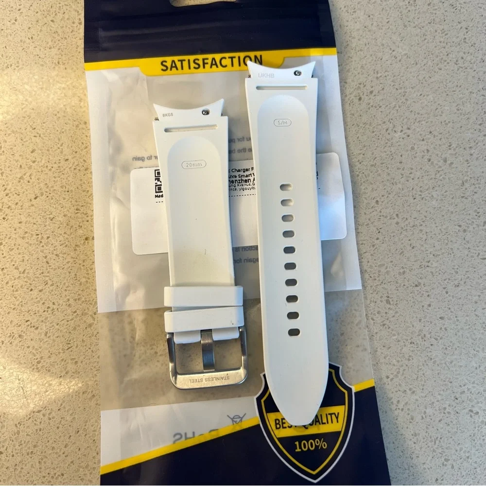 Galaxy‎ Watch OEM Bands (new without tags, white, 20mm)